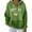 Light Green, variant on Womens Hoodies Resist Frog Polka Dot Print Drawstring Long Sleeve Sweatshirts Lightweight Casual Loose Fit Tops with Pocket