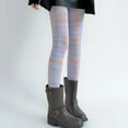 thumbnail image 3 of Aellinatey Womens Body Thigh High Stockings Sexy Thigh High Tights Socks Plaids Stockings, 3 of 19
