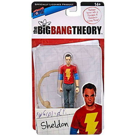 The Big Bang Theory Sheldon Shazam 3 3/4-Inch Fig -Con Excl., 'Even in my sleep-deprived state, I've managed to pull off another one of my classic pranks. Bazinga!' 3.., By Bif Bang