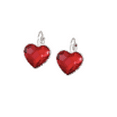 thumbnail image 4 of Sterling Silver Ruby Leverback Earrings, 4 of 4