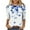 Blue, variant on SHE IS Womens 3/4 Sleeve Tops, Long Sleeve Shirts for Women Dressy Plus Size Womens Tops Casual Summer 3/4 Length Sleeve Womens Tops White Plus Size Tunic Tops for Women 4x-5x