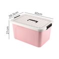 thumbnail image 3 of PENGXIANG Plastic Clothes Storage Bins Large Capacity Storage Bins for Closets Wardrobes Shelves, 3 of 3