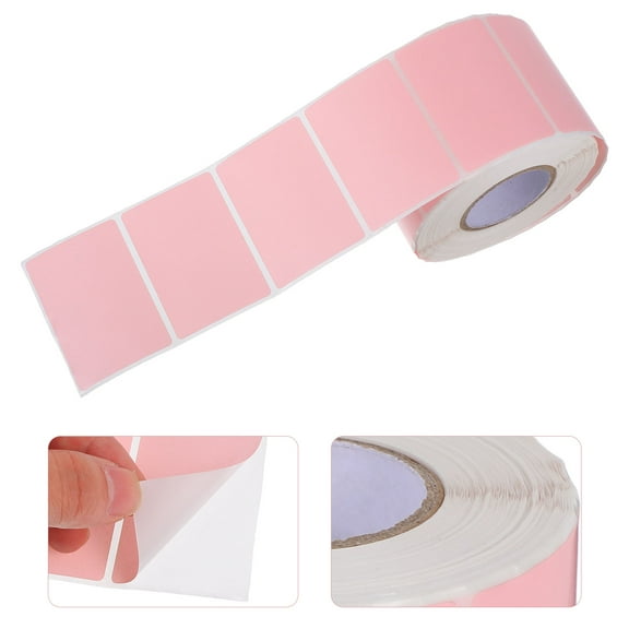 TOYMYTOY Antifriction Label Stickers Printable Paper Pink 1 Roll