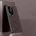 thumbnail image 1 of Luxury Plain Leather + Camera Lens Protection Case For Honor 200 Pro Honor200 Honor 100 Pro Hard Slim Good Texture Cover Brown For Honor 200 Pro, 1 of 6