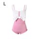 thumbnail image 3 of Greeniant Poliéster Viaje con confianza Vestido sin mangas elástico con cintura modificada clásica Diseño clásico Conveniente Traje de baño Rosa, 1 L, 3 of 6