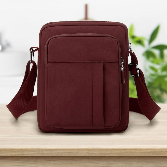 Bolsos bandolera Lisbinx para mujer. Bolso bandolera de nailon para mujer. Bolso bandolera compacto para teléfono o billetera (estilo veraniego). Bolsos bandolera de cuero para mujer.