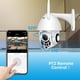 thumbnail image 3 of Cámara de vigilancia PTZ IP para interior y exterior, lente de seguridad con diseño de domo modelo C-P05 de red inalámbrica con conexión Wifi de alta velocidad, 1080P, Pan Tilt con Zoom x4 de 2MP, CCT, 3 of 3
