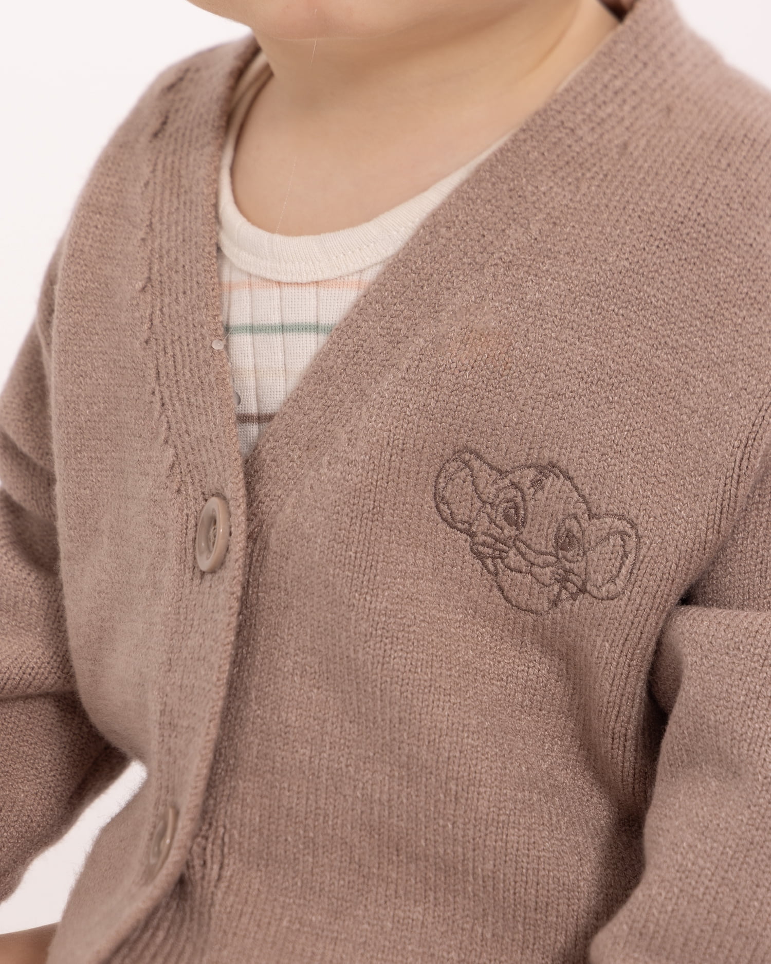Disney Baby Wishes + Dreams Lion King Embroidered Cardigan with Long Sleeves, Sizes 0/3M-18M