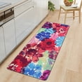 thumbnail image 4 of Anti Fatigue Kitchen Floor Mat, Comfort Heavy Duty Standing Mats,Waterproof Non Slip Washable for Indoor Outdoor, Beveled edges for added safety (Bright flowers Patterns), 4 of 6