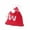 W, variant on CuiLiyq Christmas Knit Drawstring Gift Bag, Xmas Red and White Santa Sack with Alphabet Letter Design Reusable Wrapping Bag, for Xmas Candy Goodie Party Favor ( A )