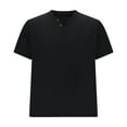thumbnail image 4 of Stamzod Men Short Sets Outfits Solid Color Short Sleeve Tshirt Casual Shorts with Pocket Summer Track Suits Mens Vacation Outfits Black XS, 4 of 9