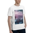 thumbnail image 2 of Bingfone Lighthouse Waves Torrential Rain Men'S Loose Fit Short-Sleeve Pocket T-Shirt, 2 of 7