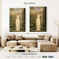 thumbnail image 3 of Elephant Stock Undine Wall Art - Vertical Canvas Wall Art - Living Room Wall Decor - People Canvas - Beige And Gray Decor By John William Waterhouse - 34" x 51", 3 of 4