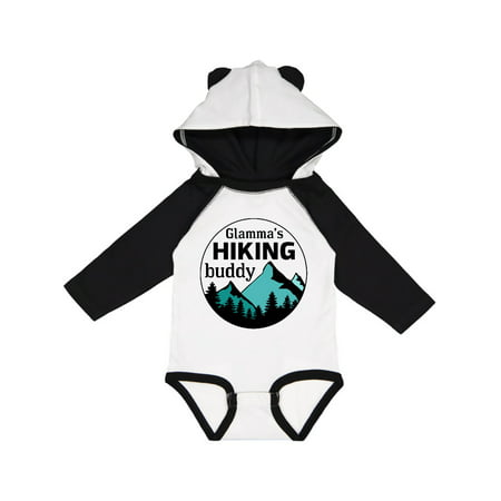 

Inktastic Glamma s Hiking Buddy with Mountains and Trees Gift Baby Boy or Baby Girl Long Sleeve Bodysuit