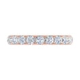 thumbnail image 3 of 1 Carat Diamond Wedding Band Ring in 14K Rose Gold (Ring Size 10.75) - IGI Certified, 3 of 5