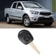 thumbnail image 5 of Funda carcasa para llave remota negra de 2 botones compatible con Ssangyong Actyon Kyron Rexton, 5 of 8