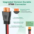 thumbnail image 3 of Solar Connector to XT60i Charge Extension Cable, 50FT Adapter Cable to Solar Panel Charging Wire for Battery Portable Power Station Solar Generator, 3 of 10