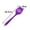 Purple, variant on Unique Bargains Silicone Turner 4 Pieces Heat Resistant Non Stick Turner Red