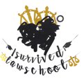 thumbnail image 1 of 2 Sets of I Survived Law School Banner Grad Bunting Banner Graduation Banner, 1 of 6
