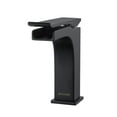 thumbnail image 2 of Dyconn Faucet VS1H28A-BLK Beck Single-Handle Waterfall Vessel Bathroom Faucet, Black, 2 of 9