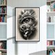 thumbnail image 2 of Cuadros Decorativos 5D bricolaje completo taladro diamante pintura ojo punto de cruz Kit Home Decor (V388) Tmvgtek embutido en tela, 2 of 8