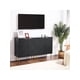 thumbnail image 5 of 29-pulgada almacenamiento gabinete con doors: kitchen buffet gabinete, sideboard gabinete con adjustable estante, moderno accent gabinete para kitchen, dining room, hallway, 5 of 6