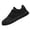 Black, variant on IEMIEMIEM Women's Breathable Sneakers Lace Mesh Low-Top Athletic Shoes Casual Sneakers Summer Fall Lightweight Non-Slip Footwear for Running, Walking, and Training Black 6.5 Wide