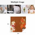 thumbnail image 5 of Red Gourd Cloth Napkins, Floral Modern Art Red Beige Washable and Reusable Dinner Napkins Set of 8, Table Napkin for Kitchen Party Birthday Wedding Hotel Housewarming 20"x20", 5 of 9