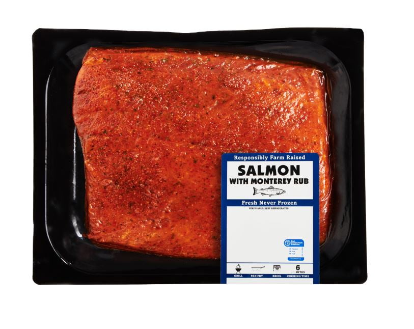 Fresh Atlantic Salmon Portions with Monterey Rub