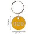 thumbnail image 2 of Miangastore 100Pcs Convenient Key Tags Number from 1 to 100 Sauna Storage Number Tags, 2 of 8