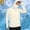 Beige, variant on Mens UPF 50+ Sun Protection Hoodie Plain Thumb Hole Stretchy Shirts for Commute, Summer Full Face Cover Breathable Shirts