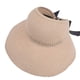 thumbnail image 1 of Toystoory Sombreros de verano para mujer, sombrero de sol con protección y detalle de lazo de ala ancha para mujer, novedad Escalada beige Tipo de malla, 1 of 6