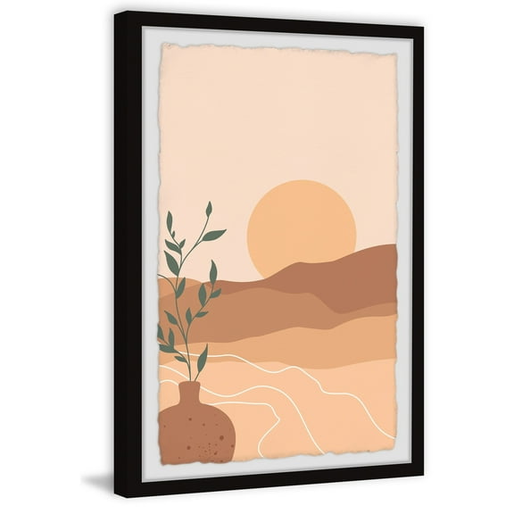Marmont Hill Midsummer Sunset Framed Painting Print