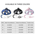 thumbnail image 3 of Pet Harness Vest Type Dog Leash Reflective Breathable with Easy Control Handle Solid Color Wrap Around Edge, 3 of 8