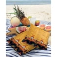 thumbnail image 3 of Pack of 2 Outdoor Pillow Covers, Bohemian Aztec Southwestern Geometric Boho Waterproof Square Throw Pillowcase Cushion Decorative Pillow Covers for Couch Patio Tent, 16x16 in, 3 of 6