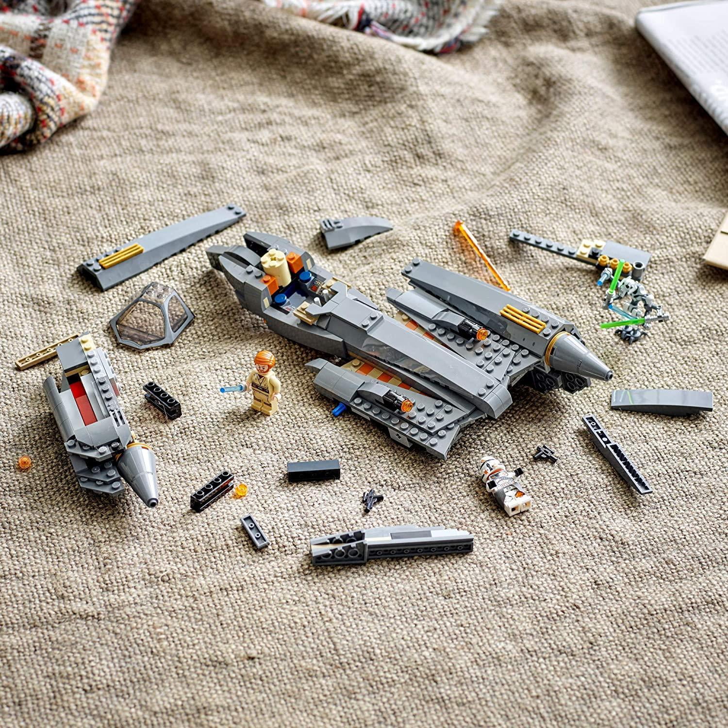 LEGO Star Wars 75286 General Grievous Starfighter Block Building Set w Obi Wan Walmart