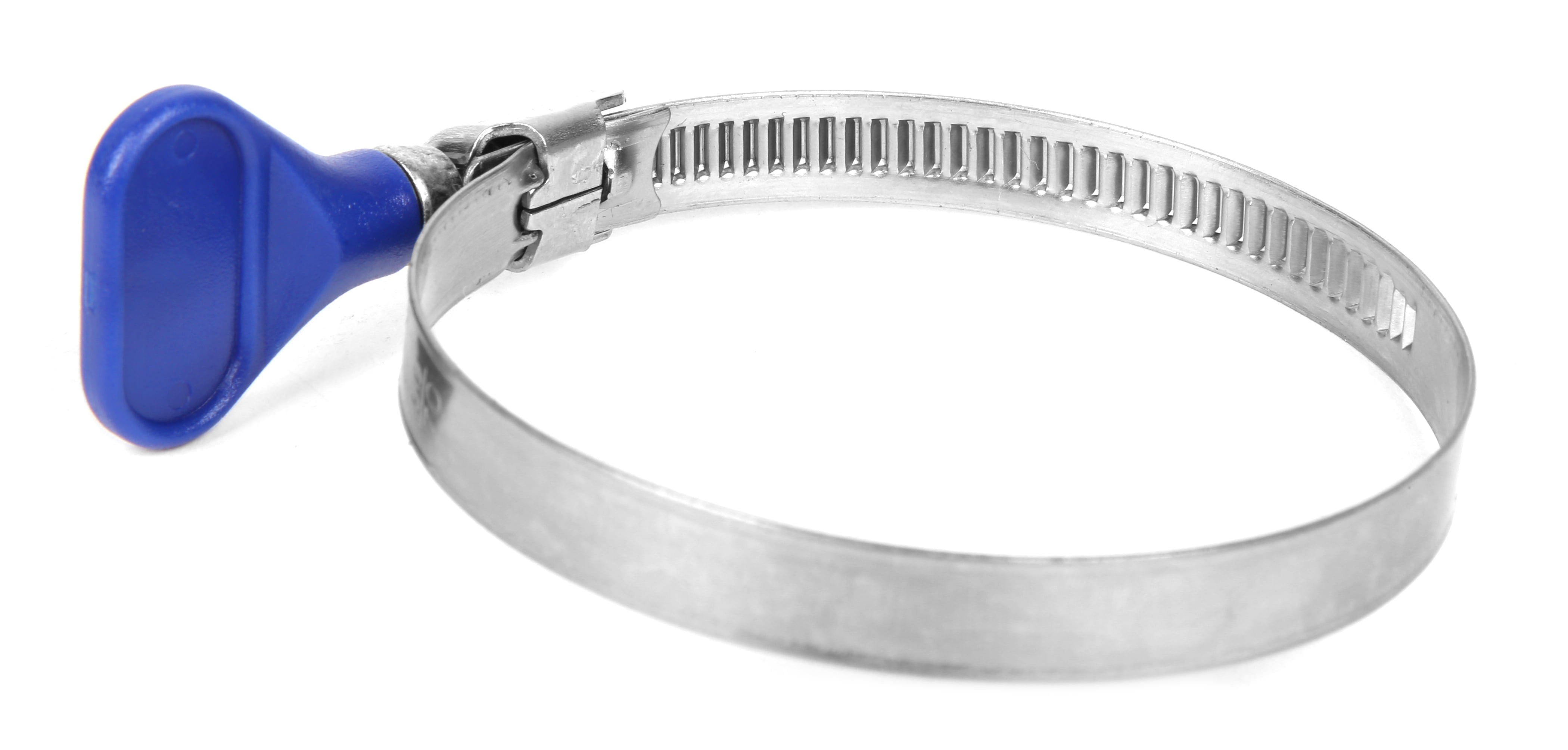 WEN 2.5-Inch Steel Hose Clamps for Dryers and Dust Collection Systems, 10 Pack
