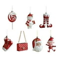 thumbnail image 5 of MOMOJIA Christmas Cartoon Hanging Decors Plastic Safe Materials 12X8CM Holiday Party Supplies For Tree And Home Decors, 5 of 17