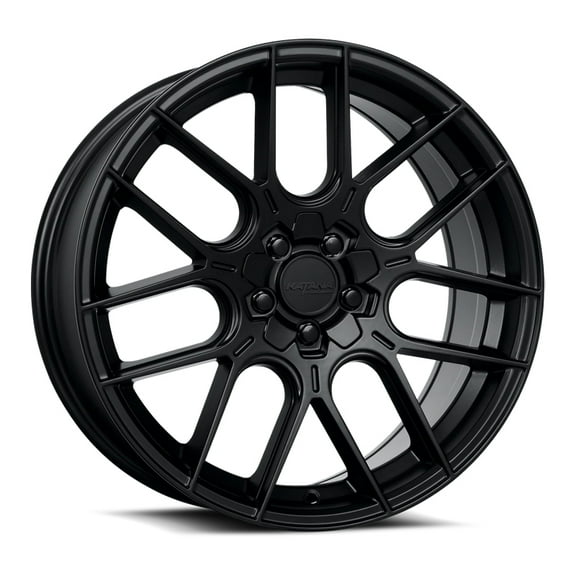 KATANA RACING KR04 18X8 5X100/114.3  40mm Matte Black Alloy Wheel Rim 18" Inch