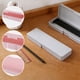 thumbnail image 5 of Caja de plástico para estuche para estudiantes – Organizador de papelería de doble cara con pestillo seguro, gran capacidad para almacenamiento de lápices en el colegio o la oficina, 5 of 6