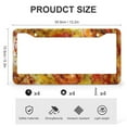 thumbnail image 3 of 2 Pcs Set Funny Food Pizza Realistic Print License Plate Cover Funny Realistic Food Customized Decor Car Tag Stainless Aluminum 2 Hole for Men/Women, 3 of 6