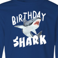 thumbnail image 4 of Inktastic Birthday Shark Long Sleeve Youth T-Shirt, 4 of 5