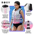 thumbnail image 7 of ROXY Women's Life Vest, USCG and Transport Canada Approved PFD, Evoprene CGA Life Jacket, Personal Flotation Device for Jet Skiing Wakeboarding Rafting Sailing Surfing Boating Water Sports - L, 7 of 7