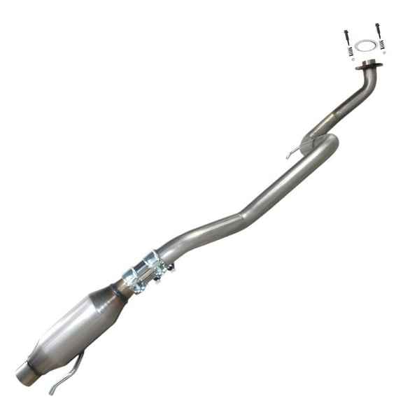 Stainless Steel Exhaust Resonator Pipe Fits 2007-2011 Toyota Yaris 1.5L Hatchback - Direc t Fit