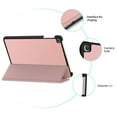 thumbnail image 4 of Case For Samsung Galaxy Tab A T515 / T510 10.1 2019, Protective Cover High-Quality Pu With Stand Function Perfectly Suitable For Samsung Galaxy Tab A 2019 T515 / T510 10.1 Inch, Rose Gold, 4 of 7