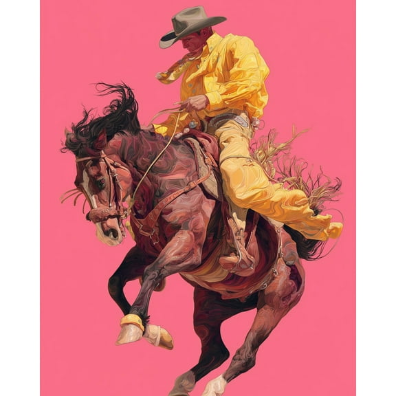 Paint by Numbers for Adults Kids Beginner Pink Run DIY Acrylic Painting by Numbers Kits with Brushes Acrylic Pigment Home Decoration Gifts 16 x 20 inch