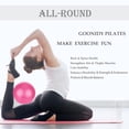 thumbnail image 3 of InnotechSC Pelota de Pilates 9", Pelota de Ejercicios Pequeña con Guía, Mini Pelota de Yoga para Pilates, Yoga, Entrenamiento Básico, Fisioterapia, Equilibrio, Estabilidad, Estiramiento, 3 of 7