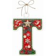 thumbnail image 2 of romoty Personalized Letter T Christmas Ornament, 3.15 in Acrylic Monogram Initial Tree Pendant with DIY Writeable Back for Xmas Tree Wreath Mantel Kids Stocking Stuffer Gift, 2 of 6