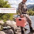 thumbnail image 6 of ELLEGNT 21 QT Portable Hard Cooler, Insulated Ice Chest with 2 Cup Holders, Pink, 6 of 10