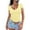 A-Yellow251, variant on XIAOCHA Womens T Shirt Solid Color Deep V Neck Pullover Tee Shirt Slim Fit Short Sleeves Trendy Sport Top Daily Outfits